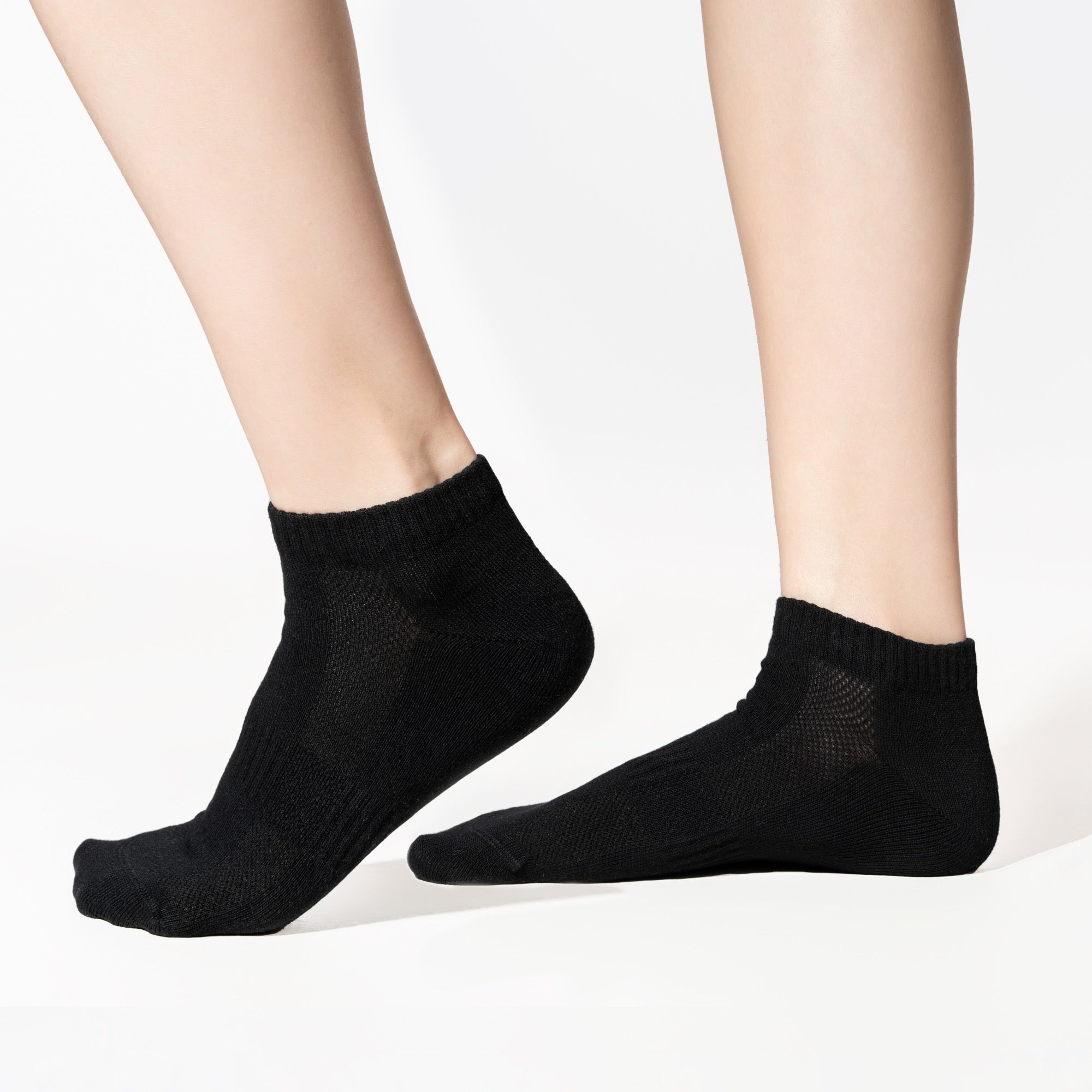 Stardust unisex bamboo socks Black (x3) 